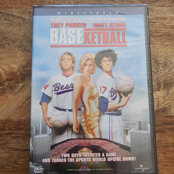 Other - Baseketball DVD Widescreen Trey Parker Matt Stone R Comedy Universal New Sealed